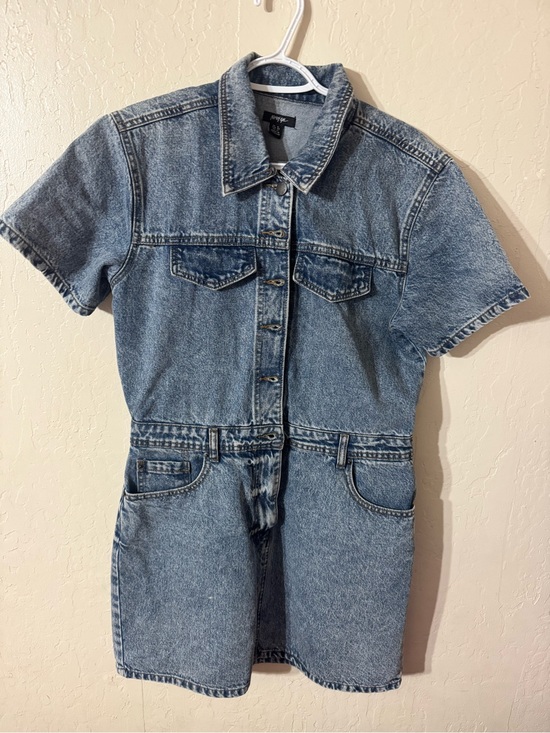 Nasty Gal Dresses & Skirts - Classic Denim Women’s  One-Piece Dress - Blue